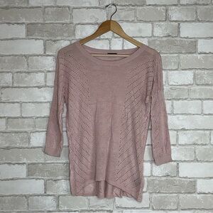 Express Dusty Pink Knit Top Size L